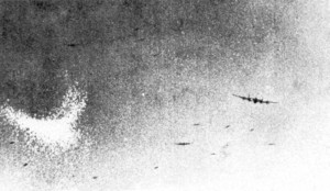 Lancasters dropping 'window' (source IWM 5635)