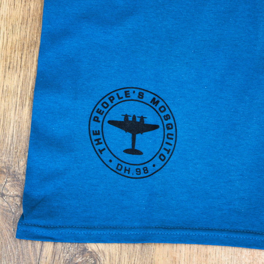 Blue Wooden Wonder T-Shirt - The Peoples Mosquito Store